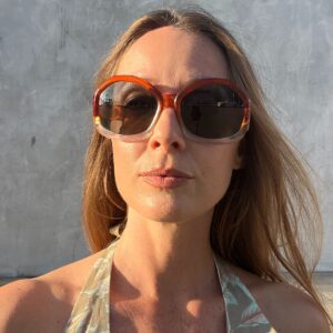 Photo detail:BEAUTIFUL 1970S OVERSIZED OMBRE SUNGLASSES MADE IN FRANCE