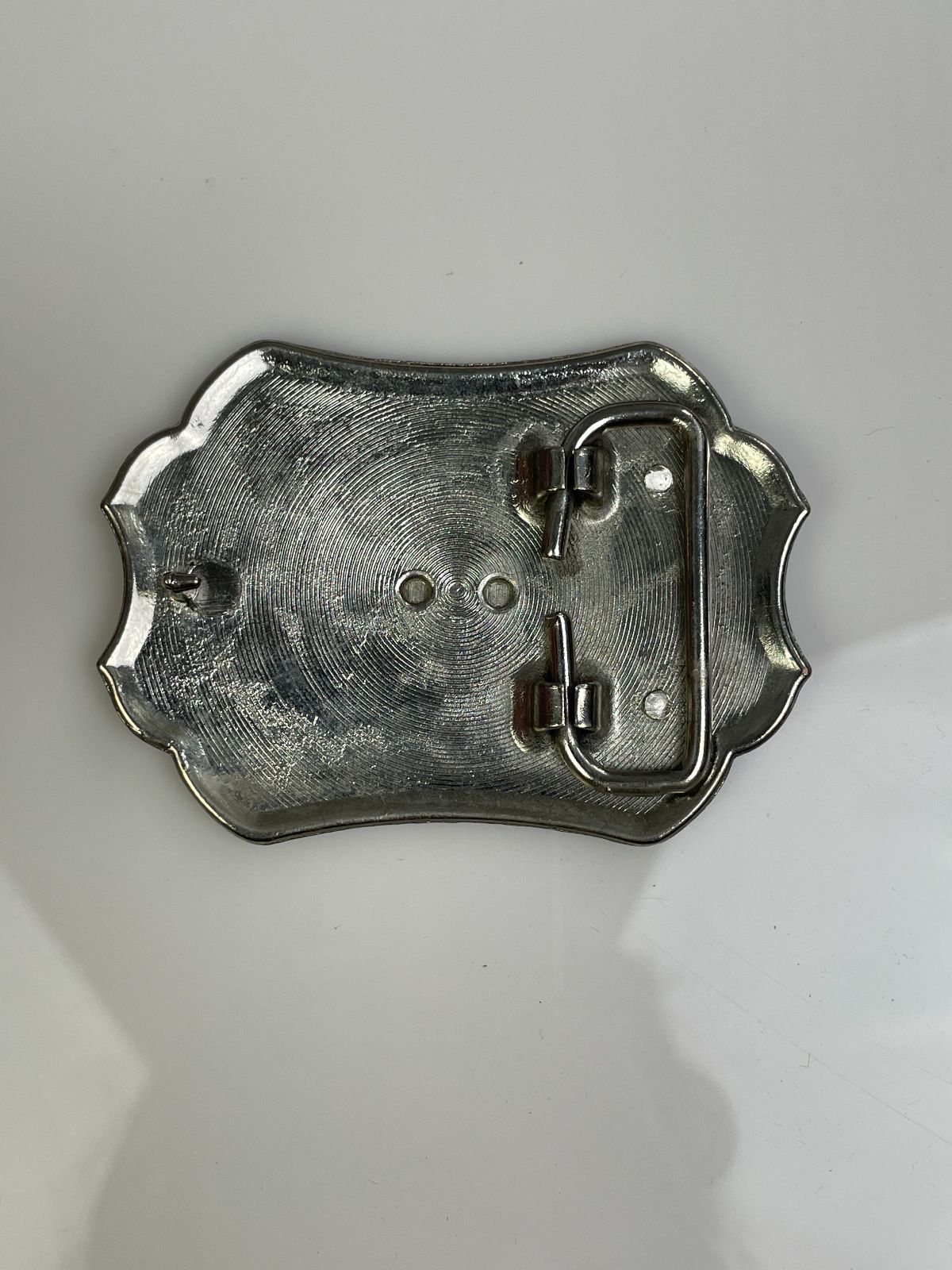 thumbnail image 2 of Antique Bronze Tractor Belt Buckle - Metal Enamel Design For 1.5 Inch Belts 2 of 6