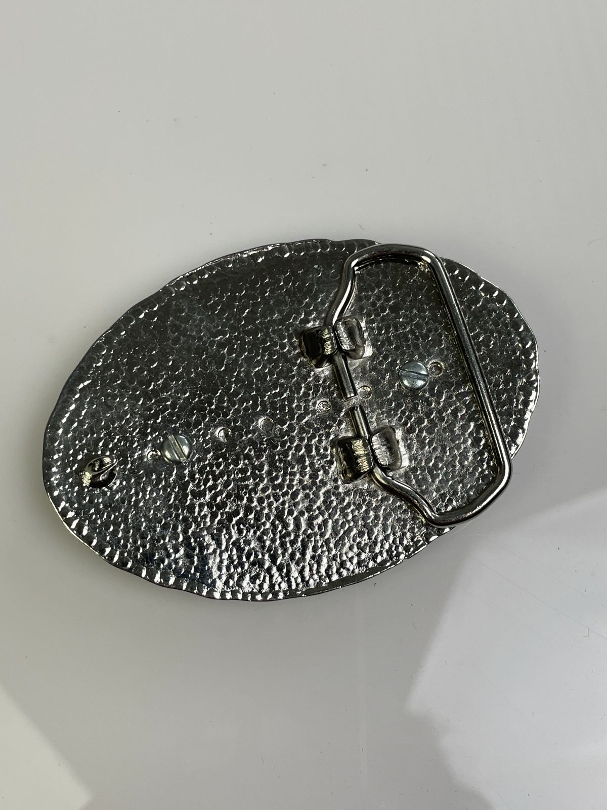 ABALONE INLAY ORNATE DESIGN BELT BUCKLE