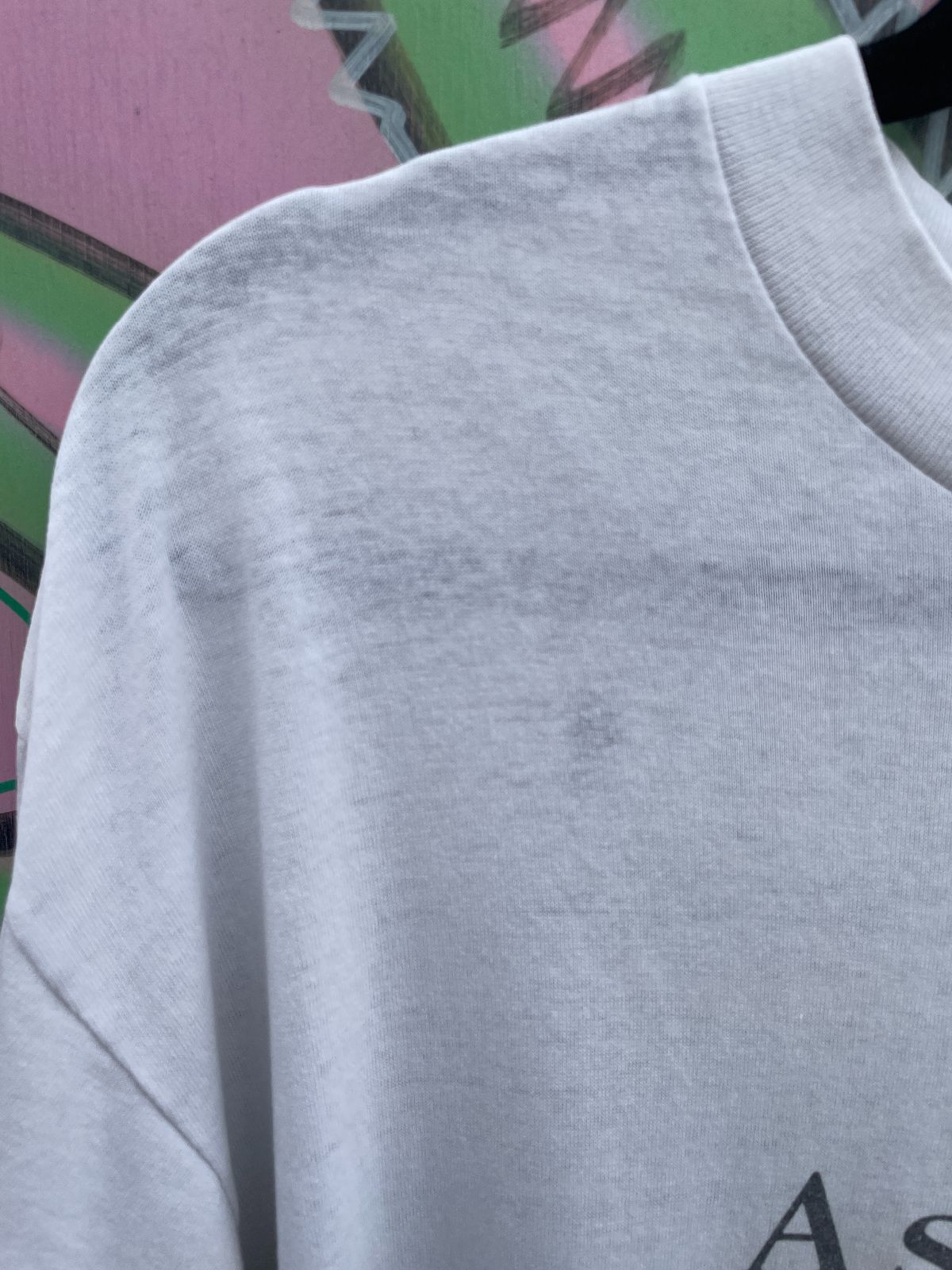 AS-IS 1988 A SALUTE TO KAREEM 1969-1989 LAKERS ILLUSTRATION GRAPHIC TSHIRT