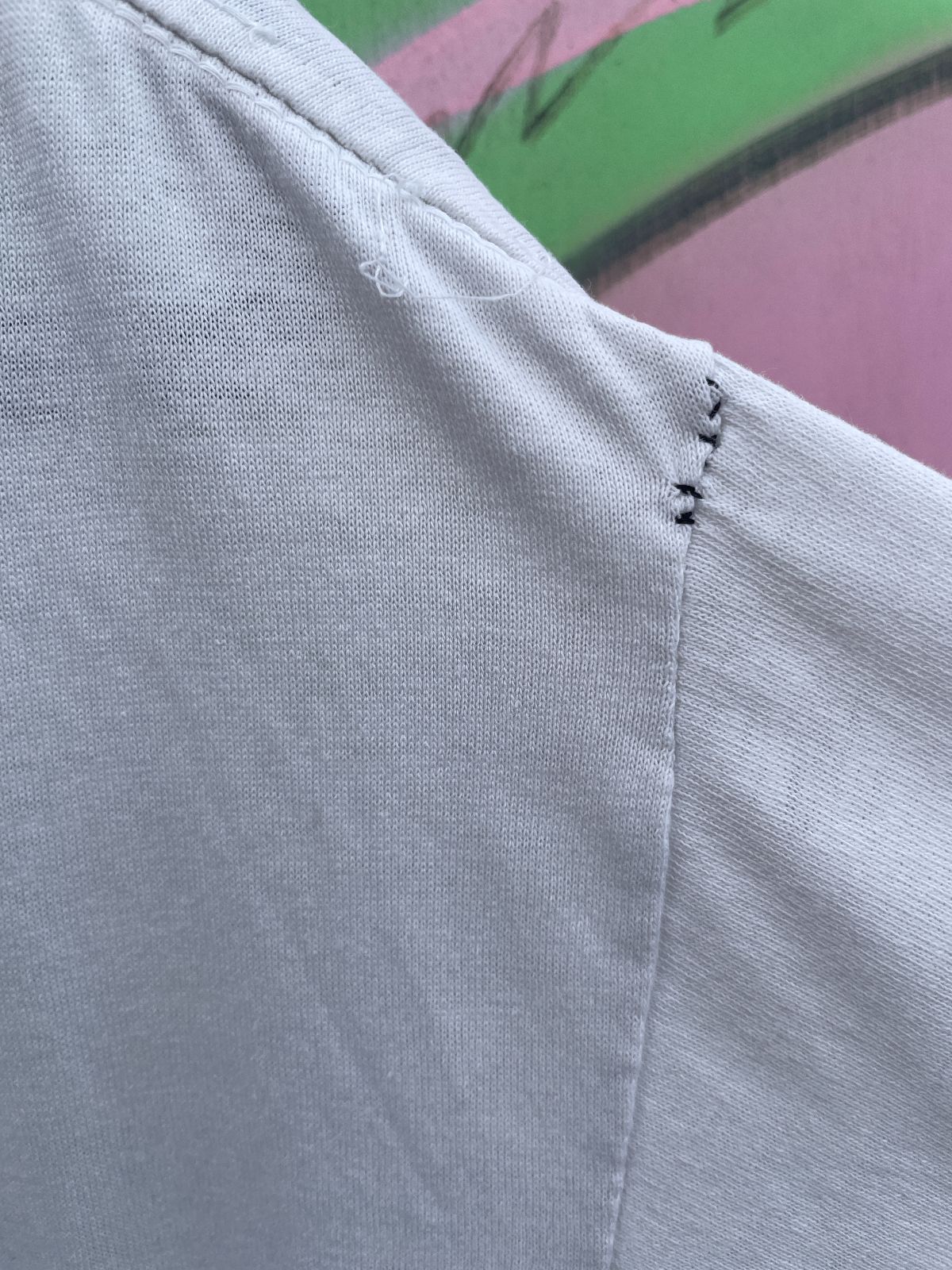 AS-IS 1988 A SALUTE TO KAREEM 1969-1989 LAKERS ILLUSTRATION GRAPHIC TSHIRT