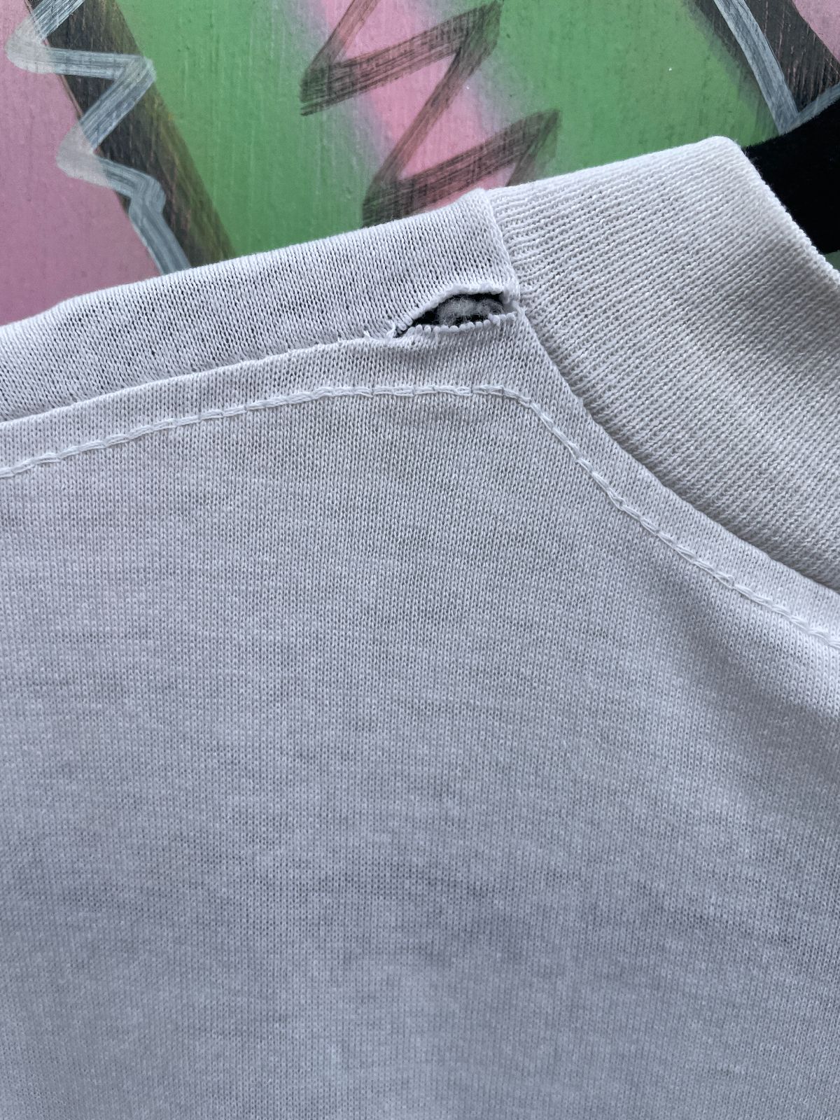 AS-IS 1988 A SALUTE TO KAREEM 1969-1989 LAKERS ILLUSTRATION GRAPHIC TSHIRT