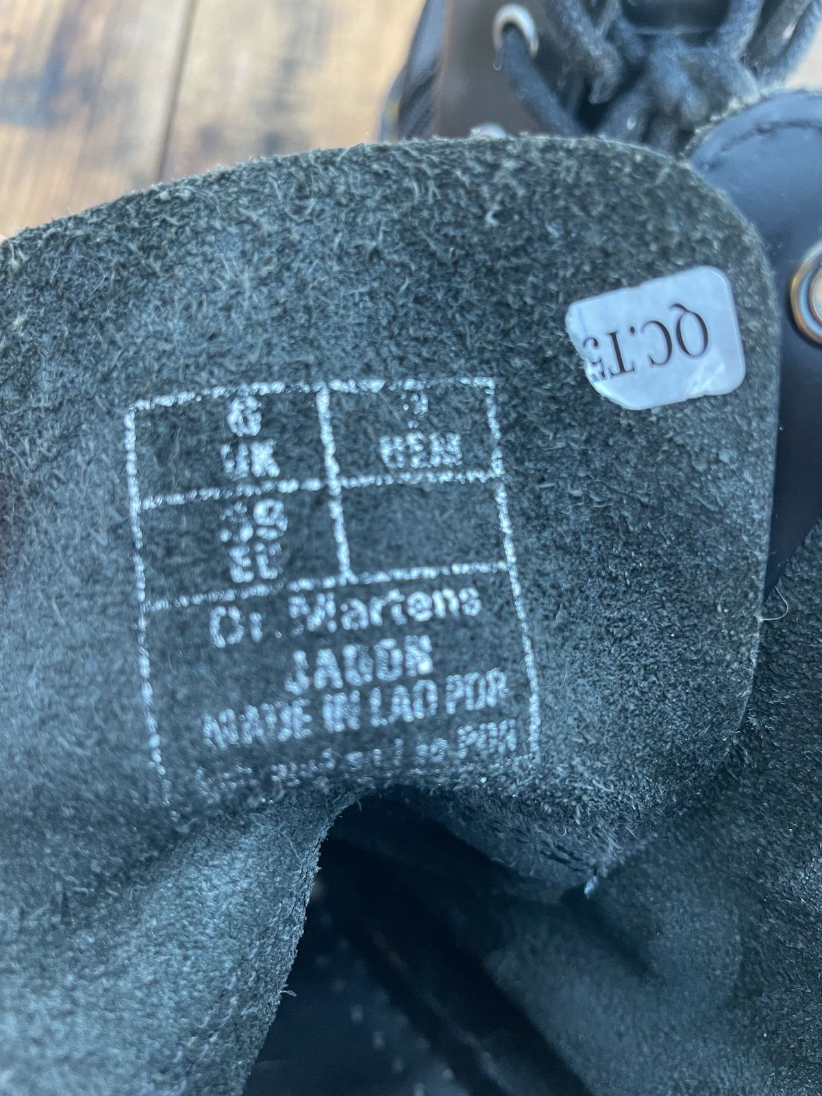 product details: AS-IS DR. MARTENS JADON PLATFORM LEATHER BOOTS photo