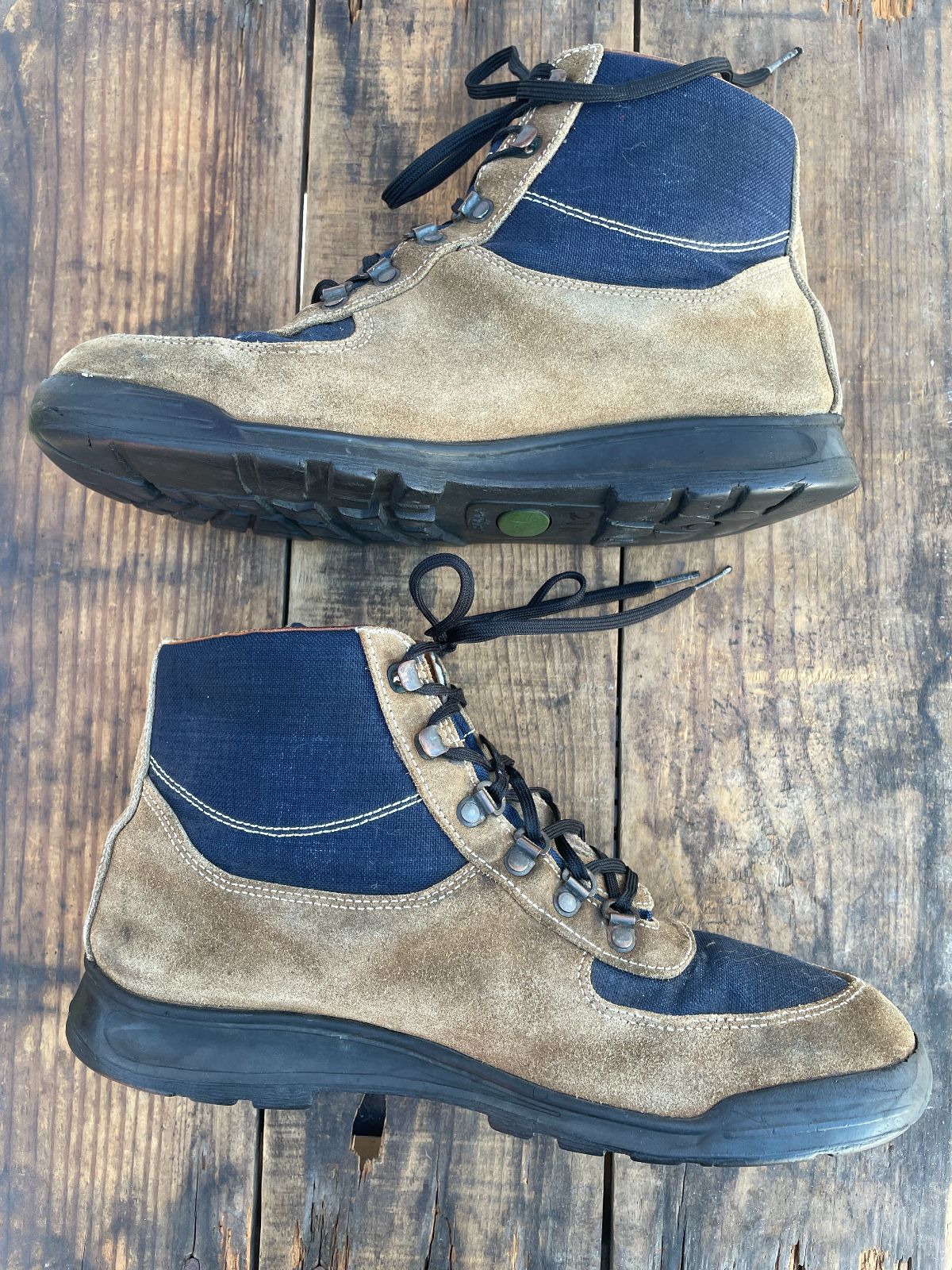 product details: AS-IS ITALIAN SUEDE HIKING BOOTS W/ GORE-TEX photo
