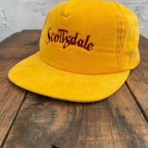 Photo detail:EMBROIDERED SCOTTSDALE CORDUROY STRAPBACK HAT