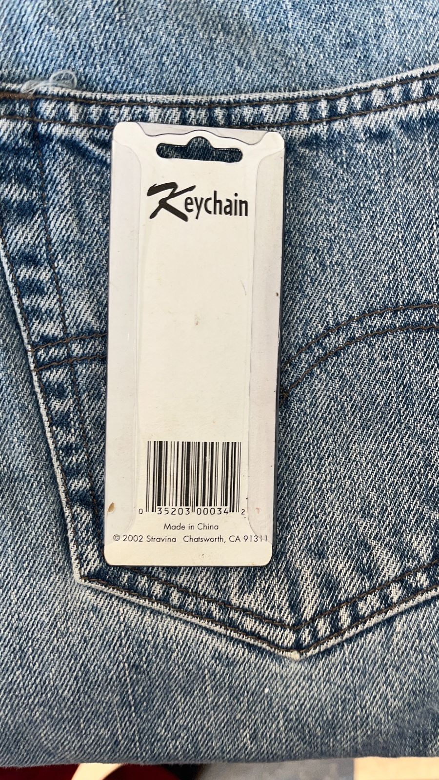 product details: 1980S-90S PERSONALIZED ENAMEL KEYCHAIN - CHAD photo