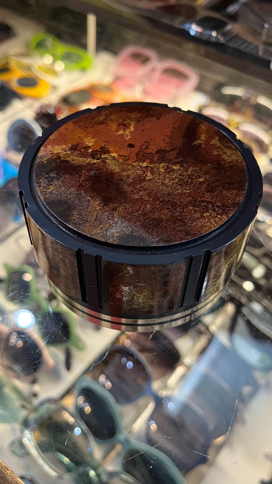 product details: HAND ETCHED MARBLE HORSE DESIGN CUFFLINKS & TIE TACK SET - GIFT BOX SET photo