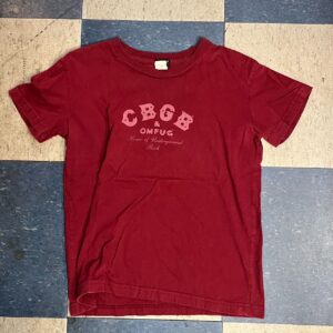 Photo detail:LATE 90S EARLY Y2K CBGB  & OMFUG HOME OF UNDERGROUND ROCK BABY TEE