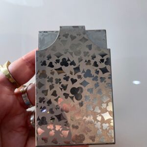 Photo detail:CUTE SPADES & CLOVERS METAL CARD CASE