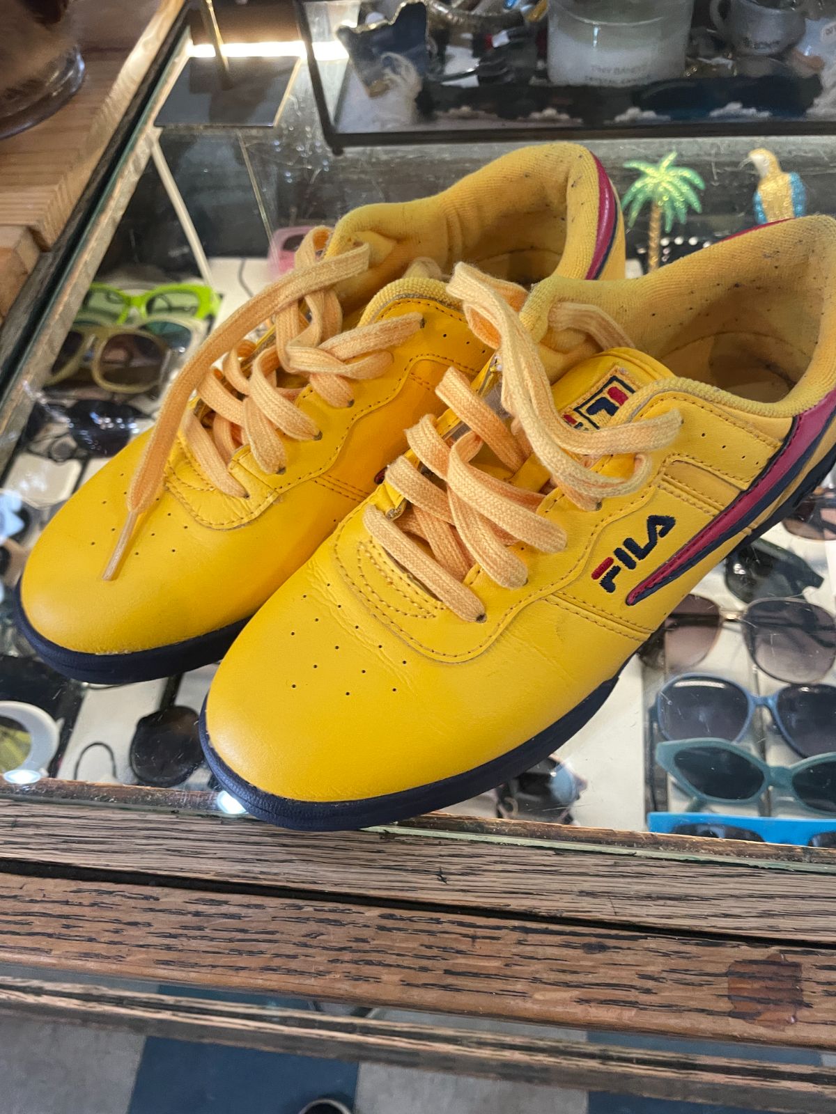 FILA FILA ORIGINAL FITNESS LOW TOP SNEAKERS in YELLOW