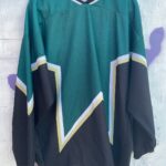 1990S OVERSIZED COLOR BLOCK DALLAS STARS HOCKEY JERSEY #14