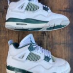 NIKE AIR JORDAN 4 RETRO OXIDIZED GREEN SNEAKERS