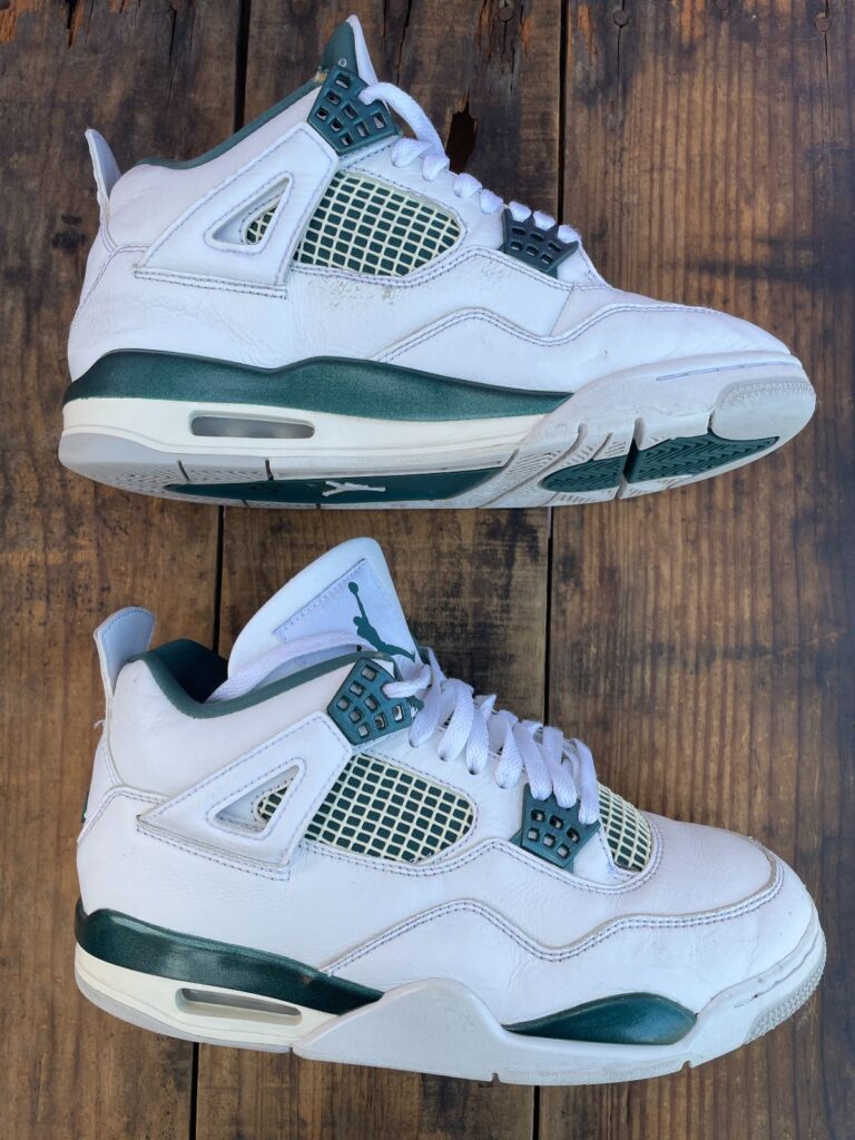 NIKE AIR JORDAN 4 RETRO OXIDIZED GREEN SNEAKERS