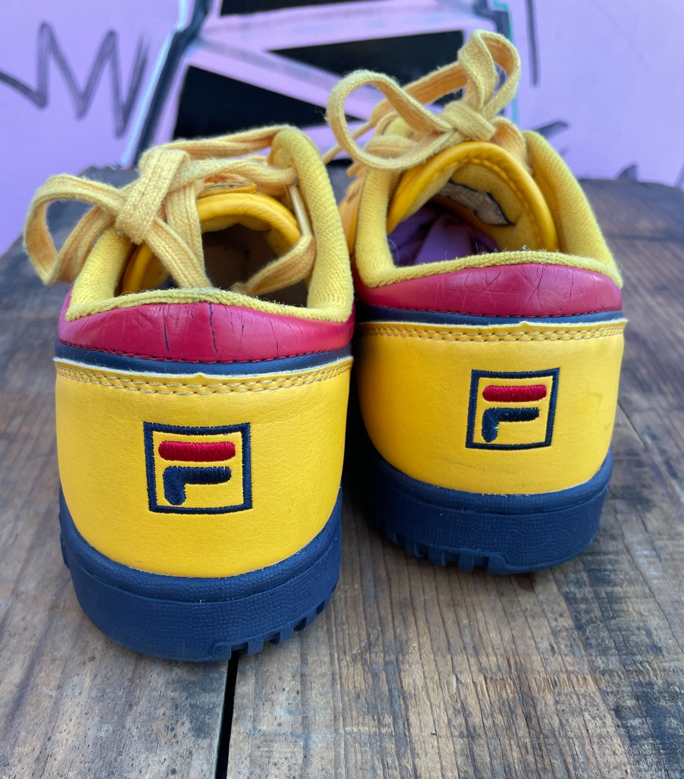 FILA FILA ORIGINAL FITNESS LOW TOP SNEAKERS in YELLOW