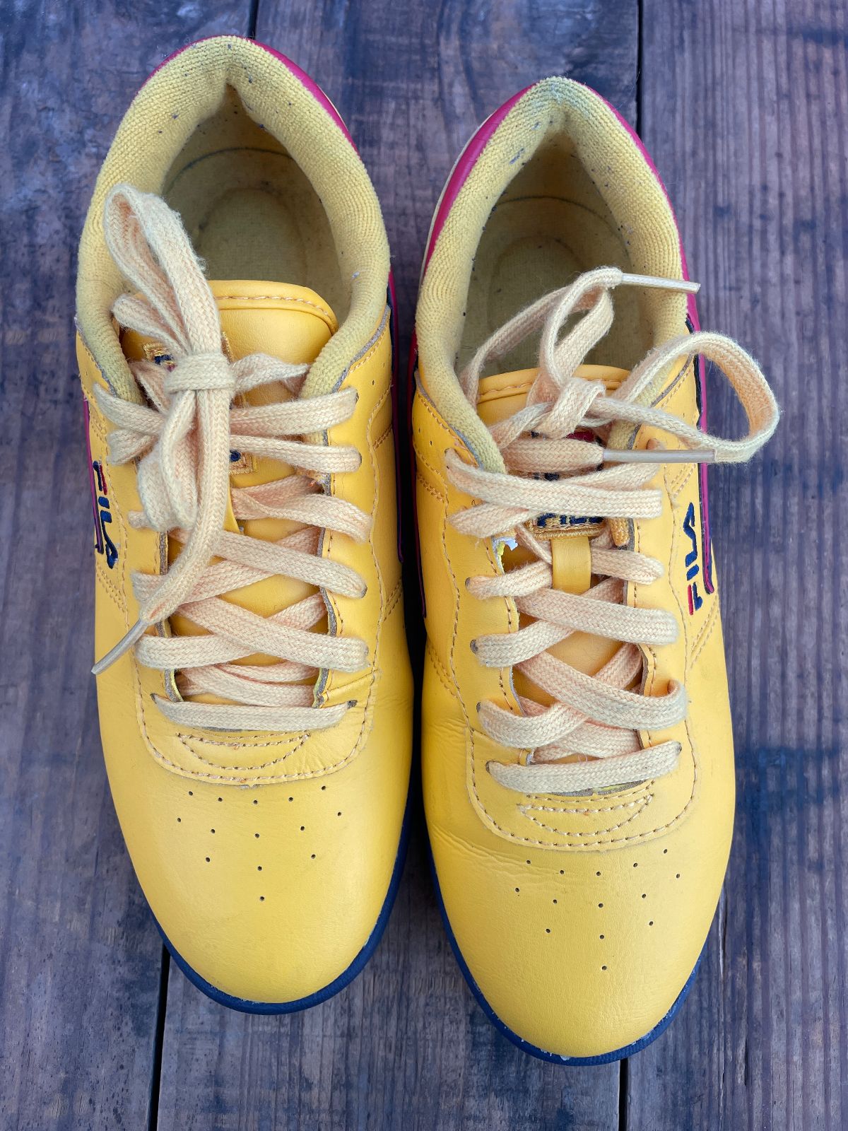 FILA FILA ORIGINAL FITNESS LOW TOP SNEAKERS in YELLOW