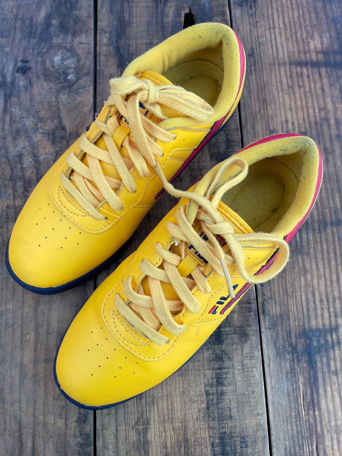 FILA FILA ORIGINAL FITNESS LOW TOP SNEAKERS in YELLOW