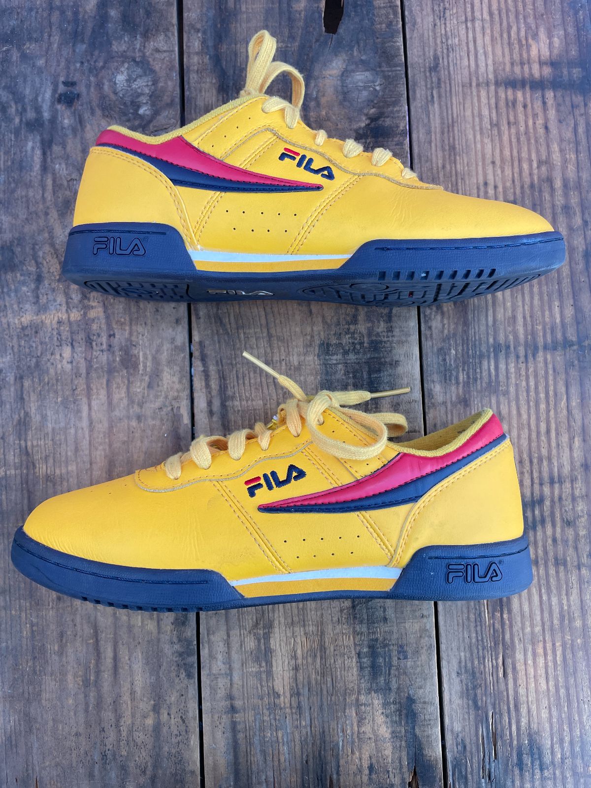 FILA FILA ORIGINAL FITNESS LOW TOP SNEAKERS in YELLOW