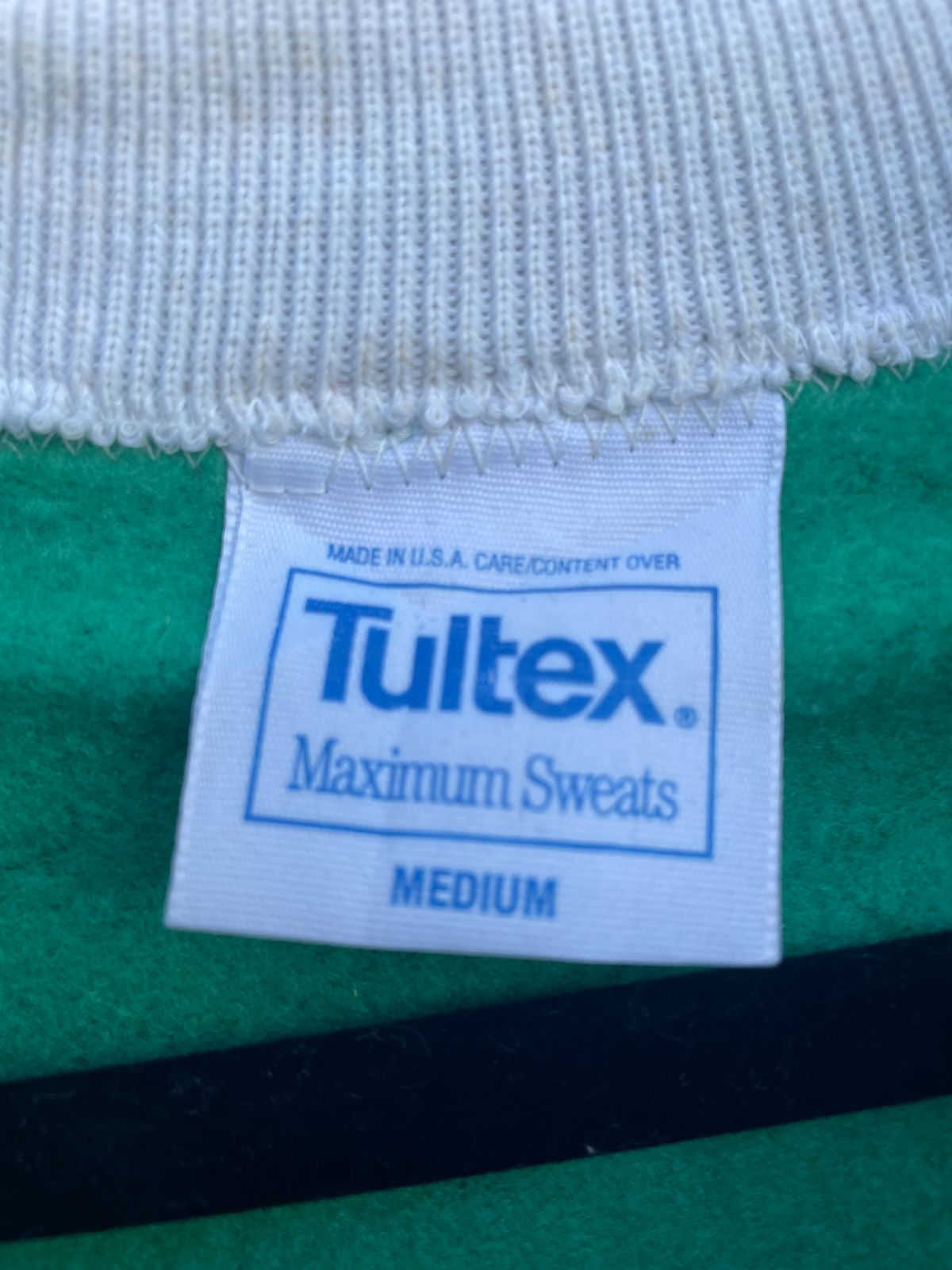 TULEX AS-IS OVER THE TOP NFL GREEN BAY PACKERS FRINGE ZIPUP SWEATSHIRT in GREEN, WHITE, YELLOW