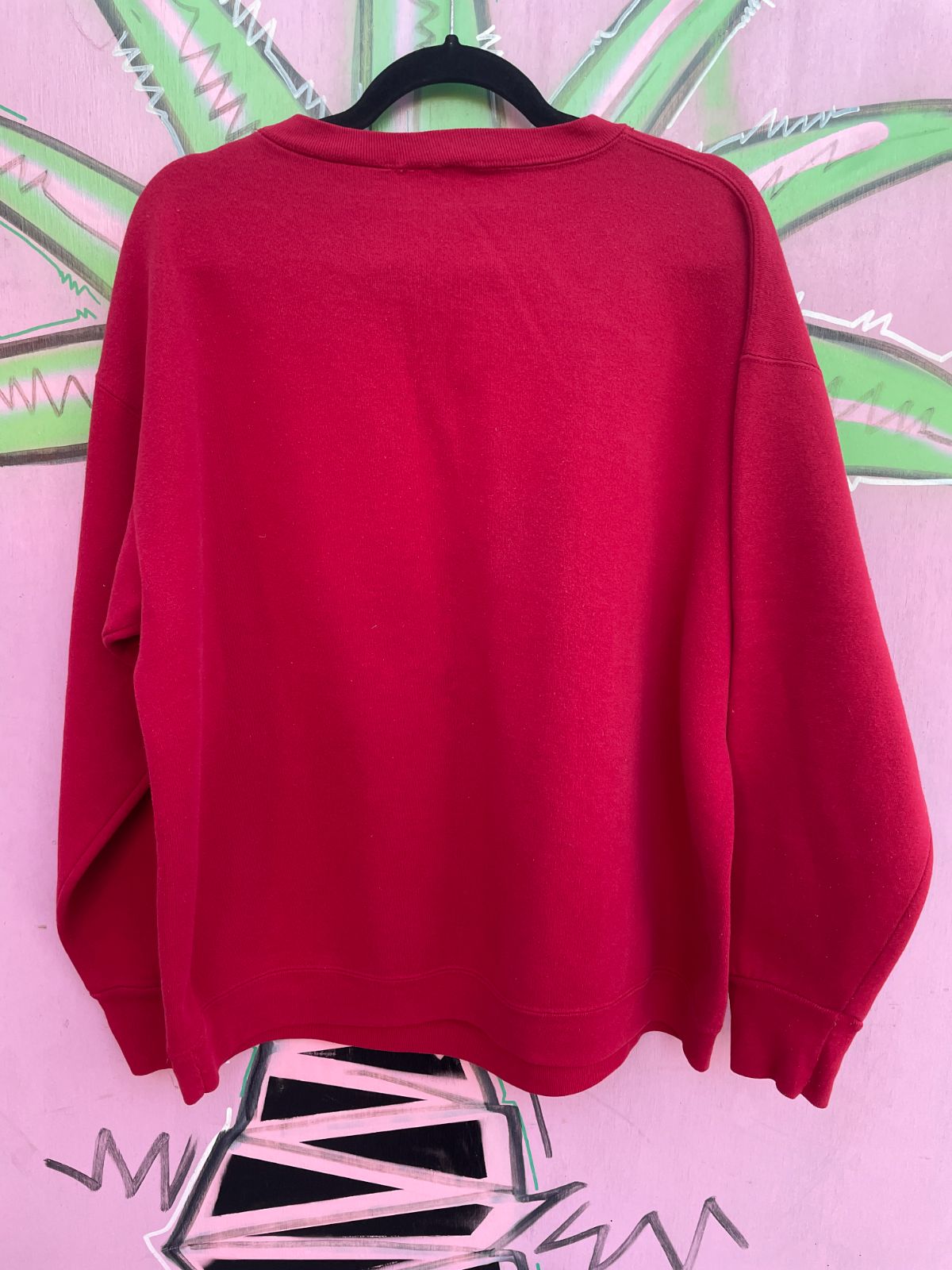 NCAA ALABAMA CRIMSON TIDE GRAPHIC CREWNECK SWEATSHIRT 100% COTTON in RED