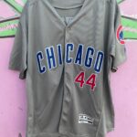 AS-IS MLB CHICAGO CUBS #44 RIZZO 2016 WORLD SERIES CHAMPIONS BASEBALL JERSEY