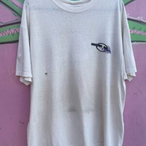 REAL CHAMPION *AS-IS* A REAL CHAMPION GRAPHIC SINGLE STITCH T-SHIRT in WHITE