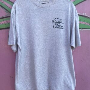 HOUSE OF BLUES HOUSE OF BLUES HAVARD SQUARE SINGLE STITCH HEATHER GRAY T-SHIRT in GRAY, BLUE