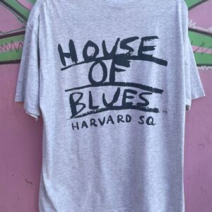HOUSE OF BLUES HOUSE OF BLUES HAVARD SQUARE SINGLE STITCH HEATHER GRAY T-SHIRT in GRAY, BLUE