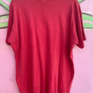 CHAMPION HEAVY 100% COTTON FADED RED CHAMPION SINGLE STITCH T-SHIRT in RED