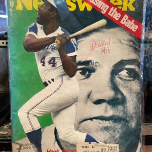 NEWSWEEK AS-IS AUGUST 13 1973 NEWSWEEK HANK AARON CHASING THE BABE