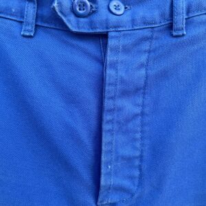 MOLINEL DEEP INDIGO COTTON FRENCH WORKWEAR PANTS in BLUE