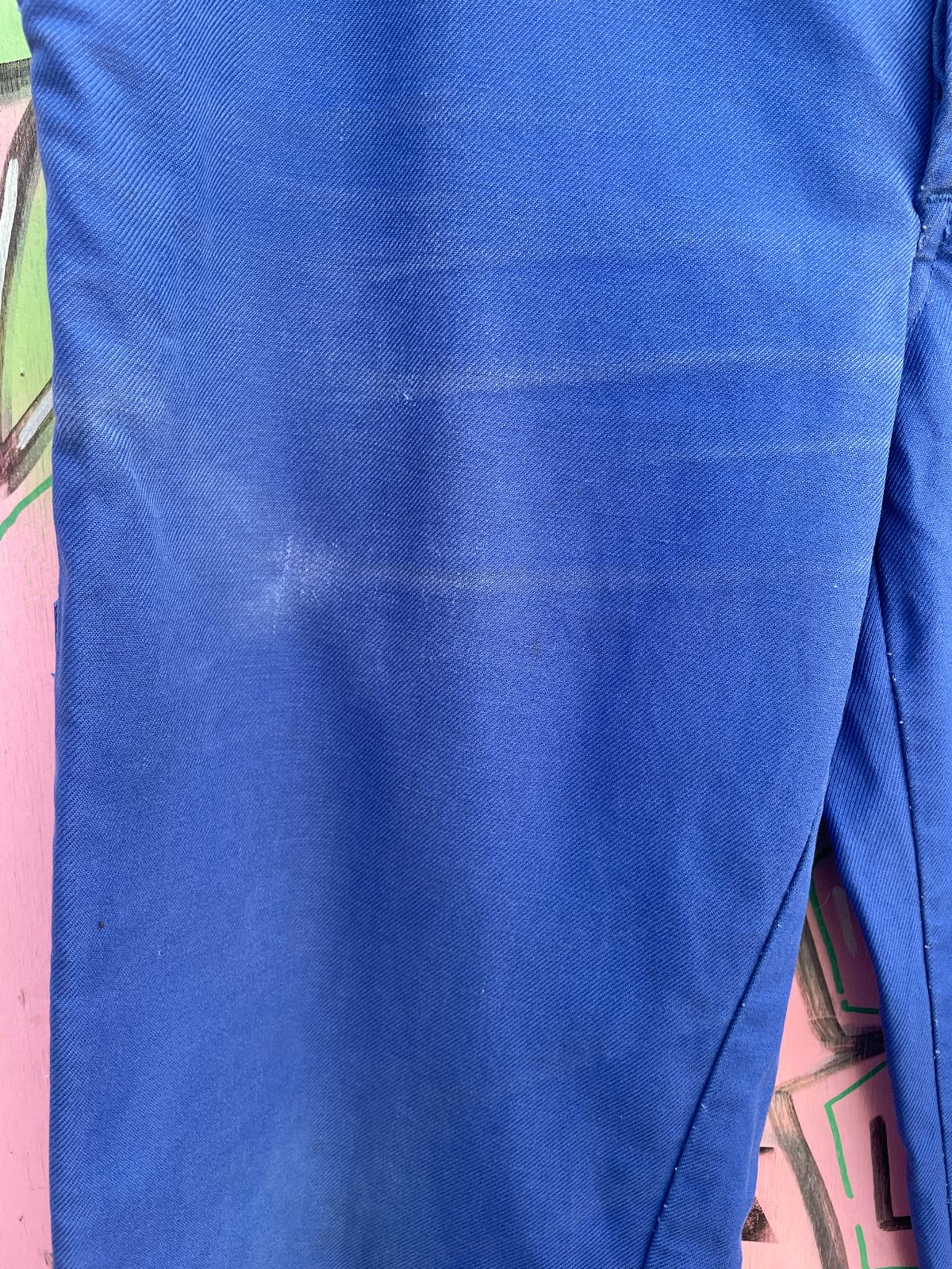 MOLINEL DEEP INDIGO COTTON FRENCH WORKWEAR PANTS in BLUE