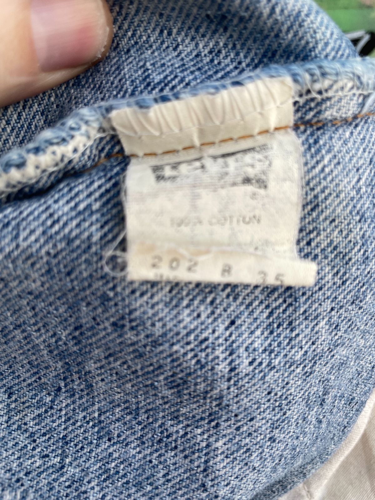 LEVIS AS-IS CLASSIC LEVIS DENIM PANTS MADE IN USA in BLUE