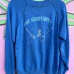 RAD! SUPER SOFT BLUE GRASS MUSIC GRAPHIC PULLOVER SWEATSHIRT