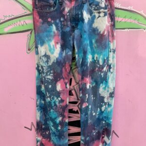 CARHARTT FUN! BLEACHED & OVERDYED CARHARTT DENIM JEANS in BLUE, PINK, WHITE