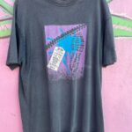 PERFECTLY FADED 1989 MOUNTAIN HIGH 2ND ANNUAL TRIATHLON GRAPHIC SINGLE STITCH T-SHIRT