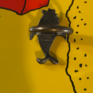 CHARLIE THE TUNA STARKIST ADJUSTABLE RING in BRASS