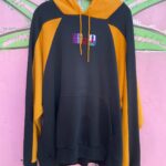 EMBROIDERED AIR JORDAN COLORBLOCK PULLOVER HOODED SWEATSHIRT, BACK HIT