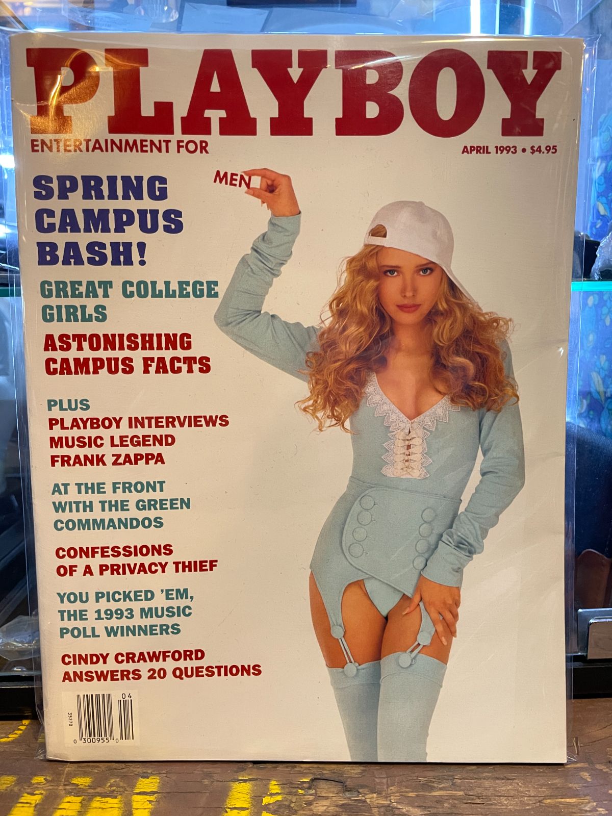 playboy PLAYBOY MAGAZINE APRIL 1993 SPRING CAMPUS BASH in BLUE, WHITE, PINK