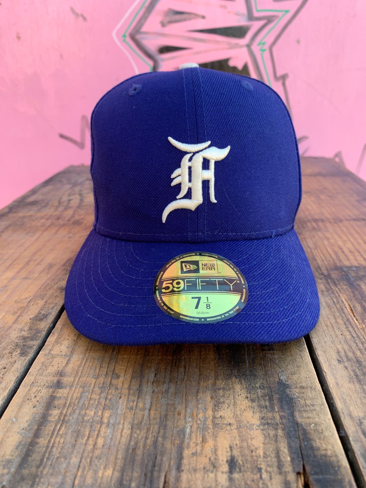 FEAR OF GOD FEAR OF GOD LOS ANGELES DODGERS WORLD FITTED HAT SERIES 2024 in BLUE