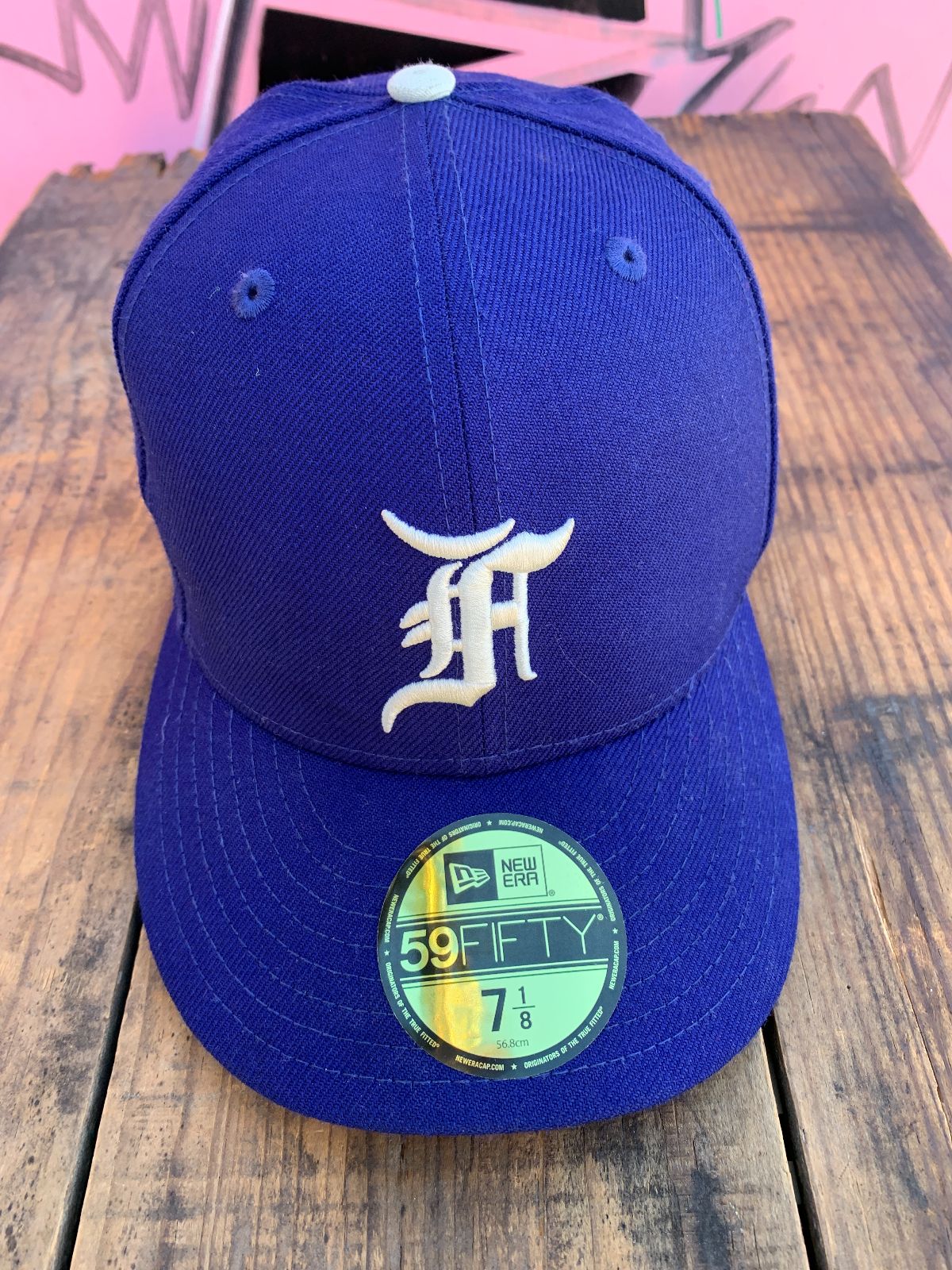 FEAR OF GOD FEAR OF GOD LOS ANGELES DODGERS WORLD FITTED HAT SERIES 2024 in BLUE