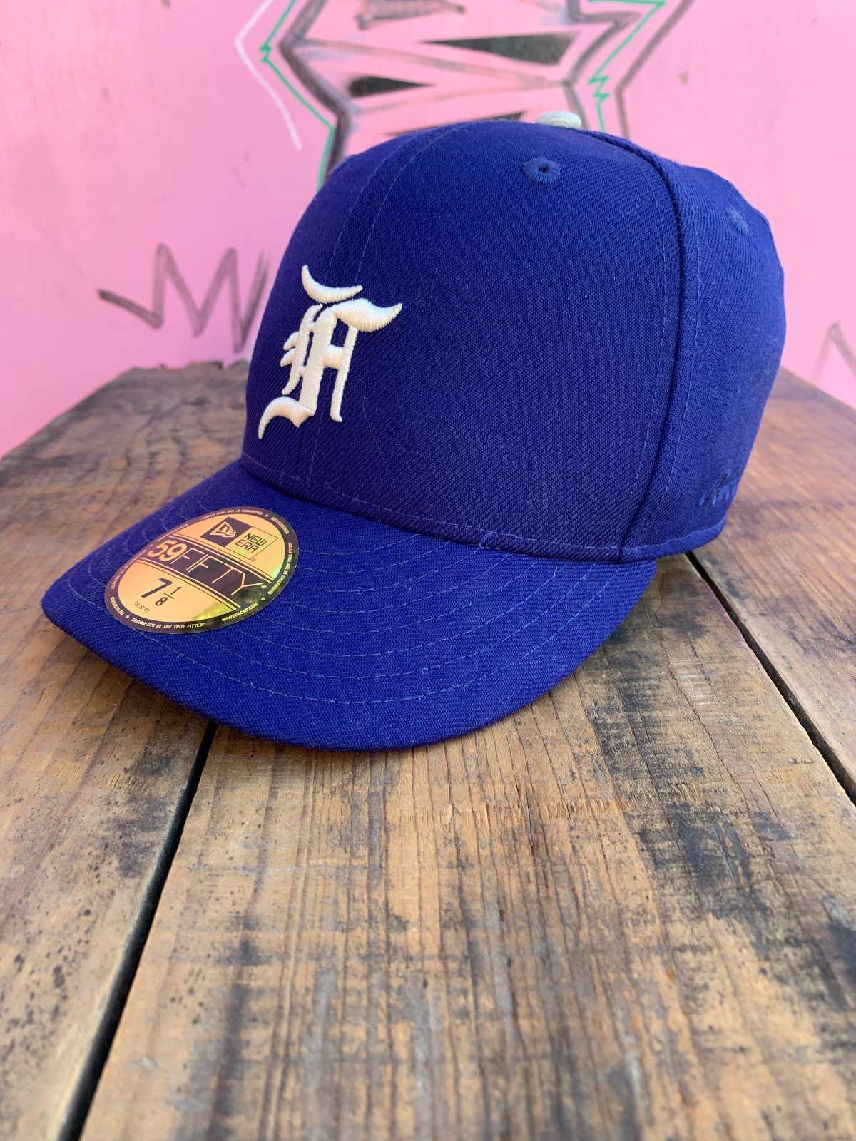 FEAR OF GOD FEAR OF GOD LOS ANGELES DODGERS WORLD FITTED HAT SERIES 2024 in BLUE