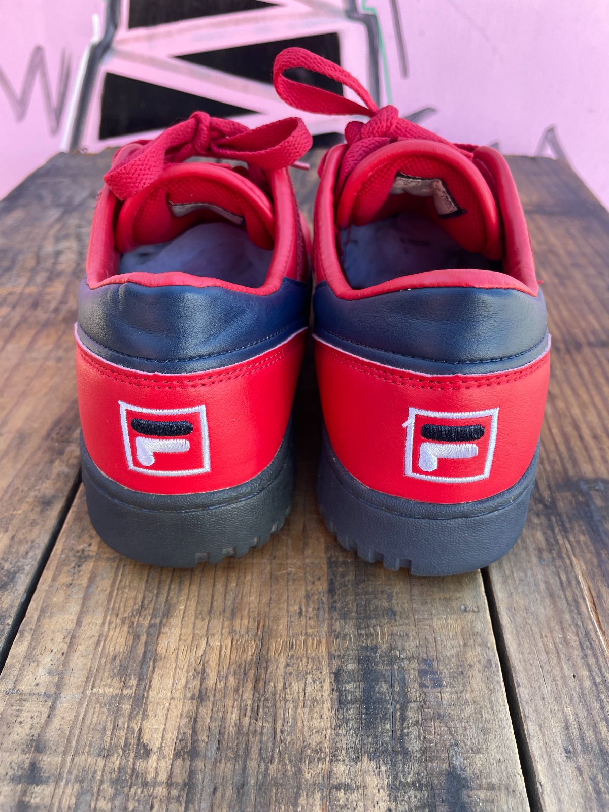 FILA FILA ORIGINAL FITNESS LOW TOP SNEAKERS in RED