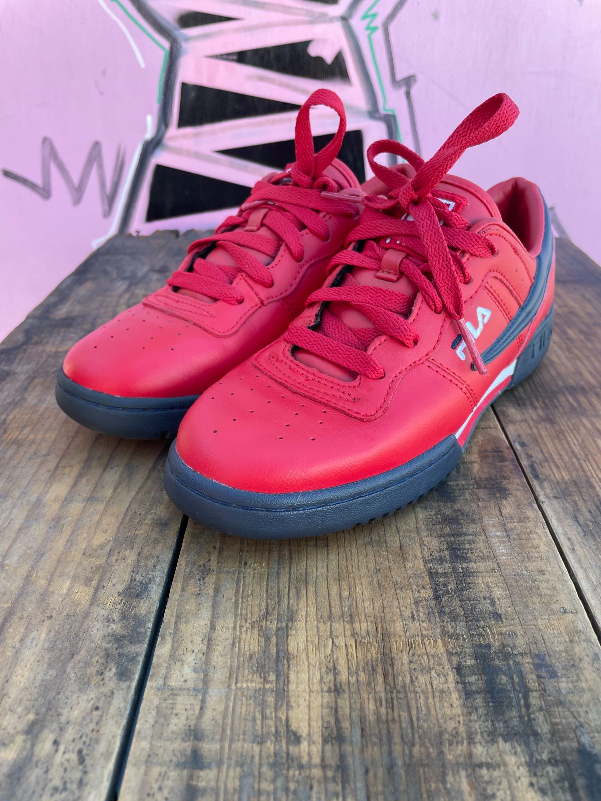 FILA FILA ORIGINAL FITNESS LOW TOP SNEAKERS in RED