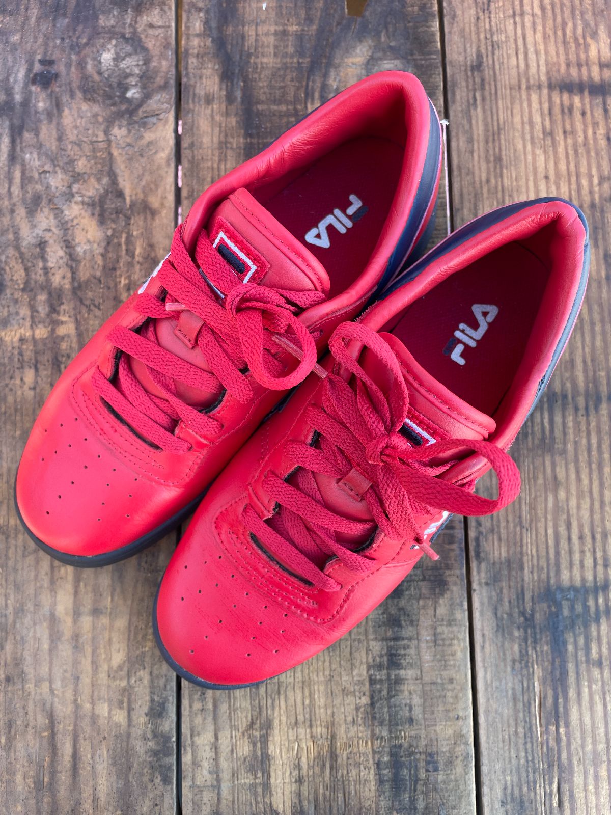 FILA FILA ORIGINAL FITNESS LOW TOP SNEAKERS in RED