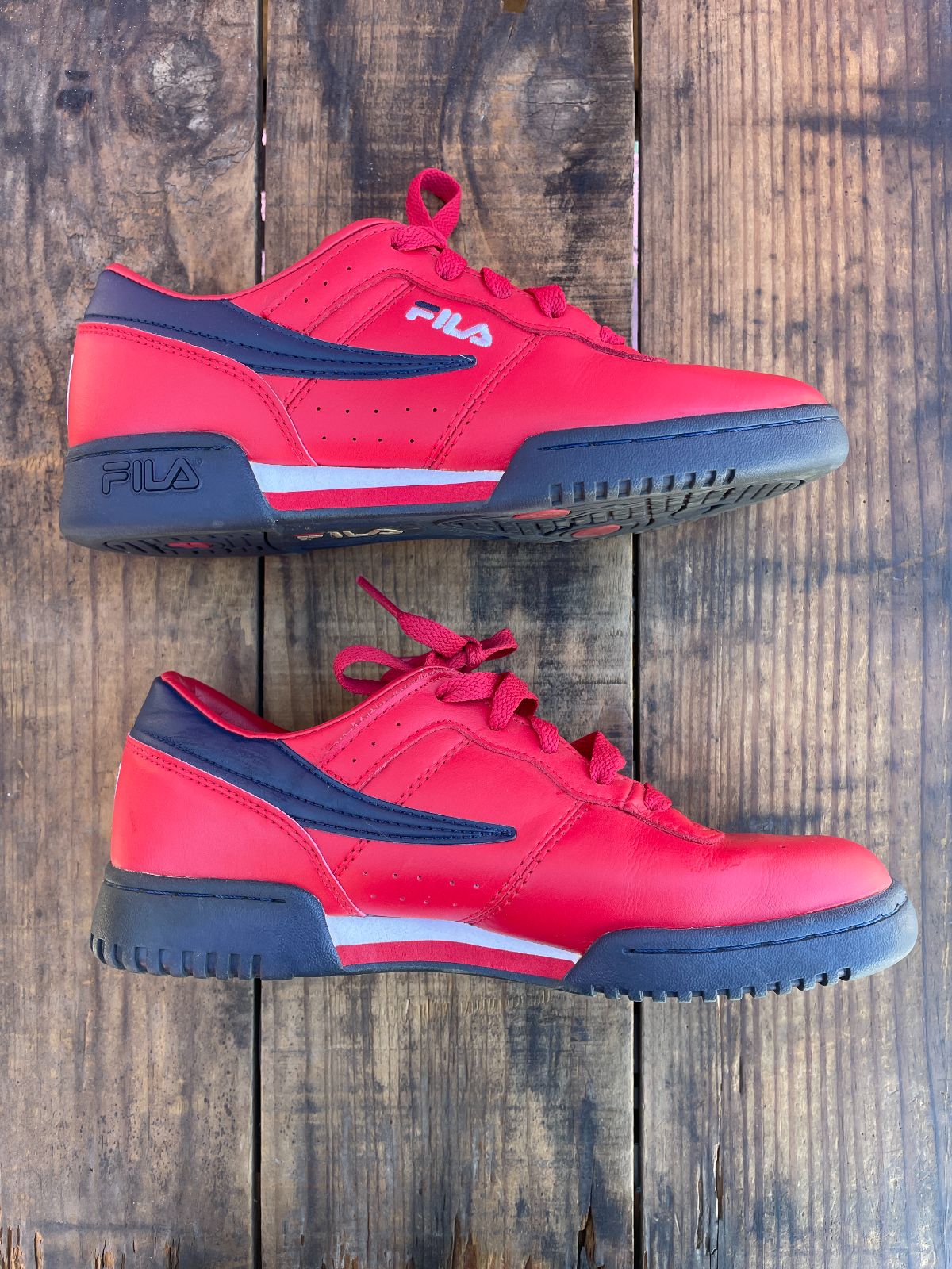 FILA FILA ORIGINAL FITNESS LOW TOP SNEAKERS in RED