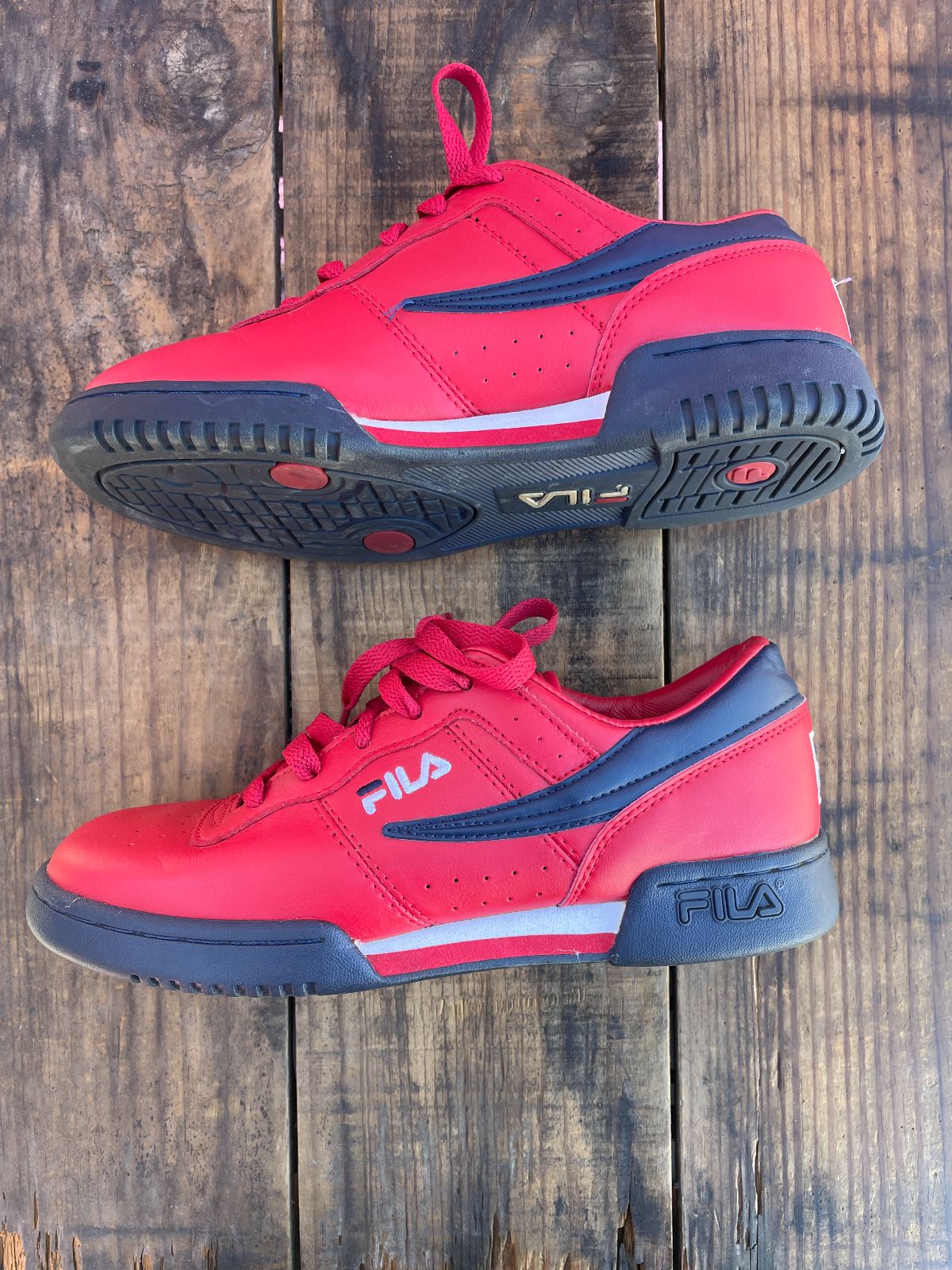 FILA FILA ORIGINAL FITNESS LOW TOP SNEAKERS in RED