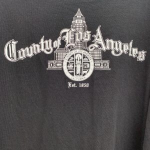 LONG SLEEVE LOS ANGELES CITY EMBLEM in BLACK