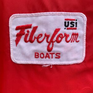 LOUISVILLE SPORTSWEAR AS-IS FIBERFORM BOATS USI RED RACING JACKET in RED, BLACK, WHITE