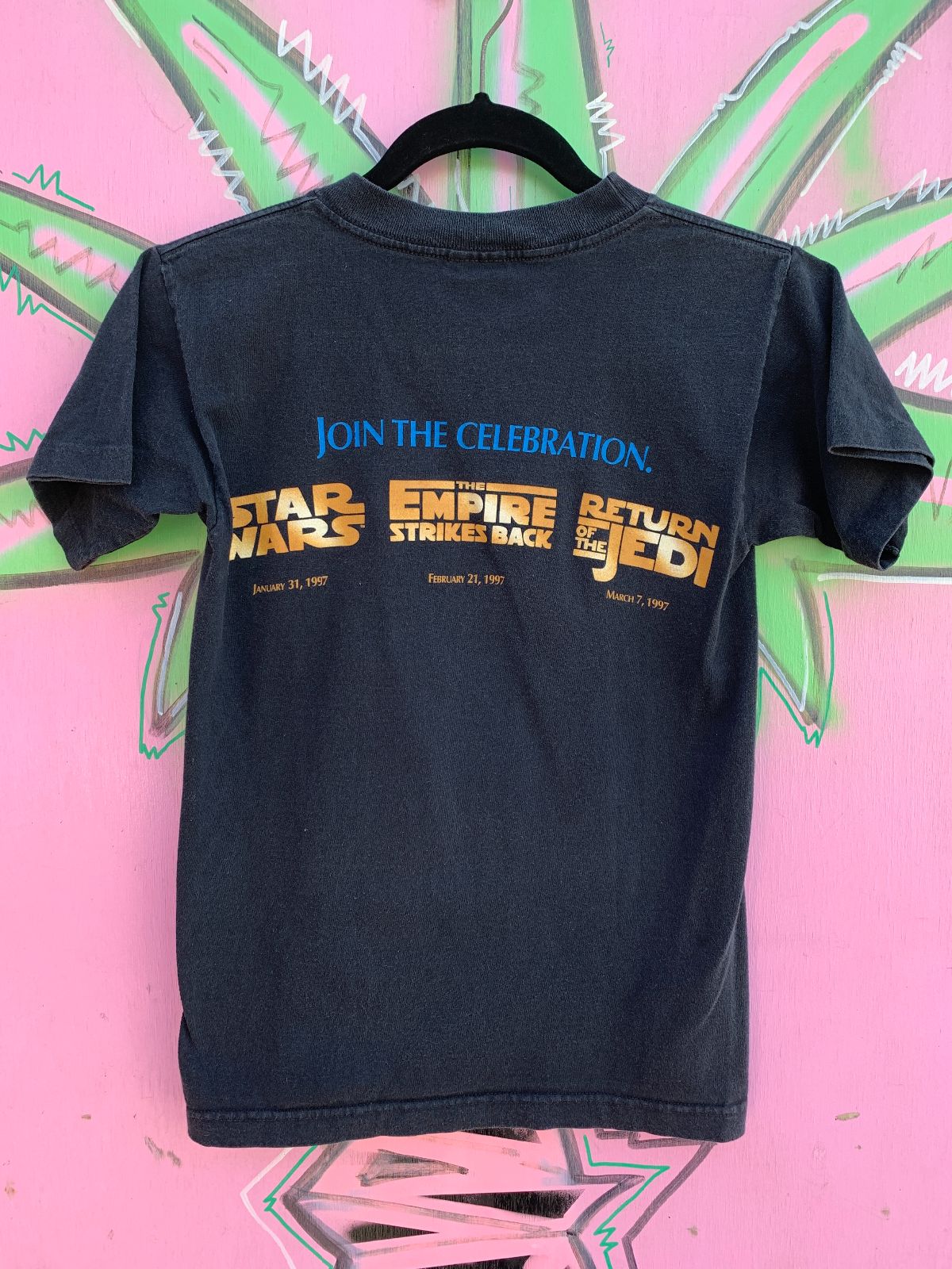 MURINO 1997 STARWARS THE TRILOGY SCREENING PROMO T-SHIRT in BLACK