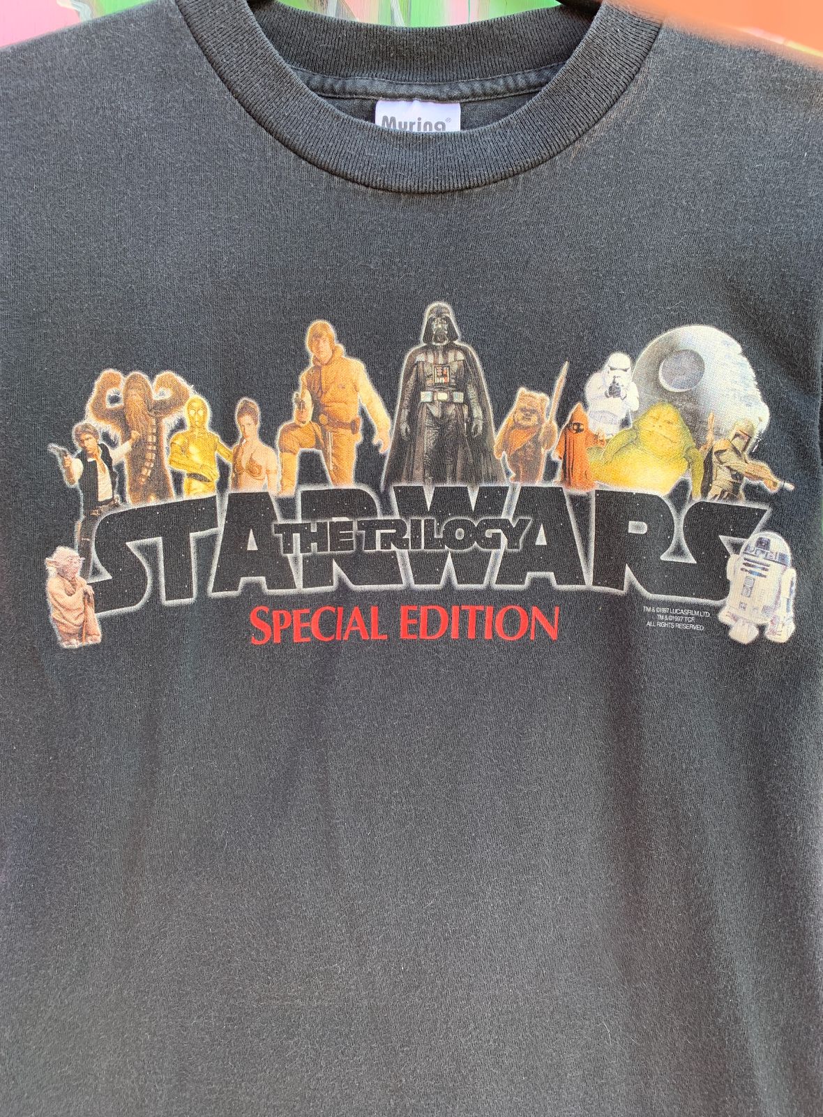 MURINO 1997 STARWARS THE TRILOGY SCREENING PROMO T-SHIRT in BLACK